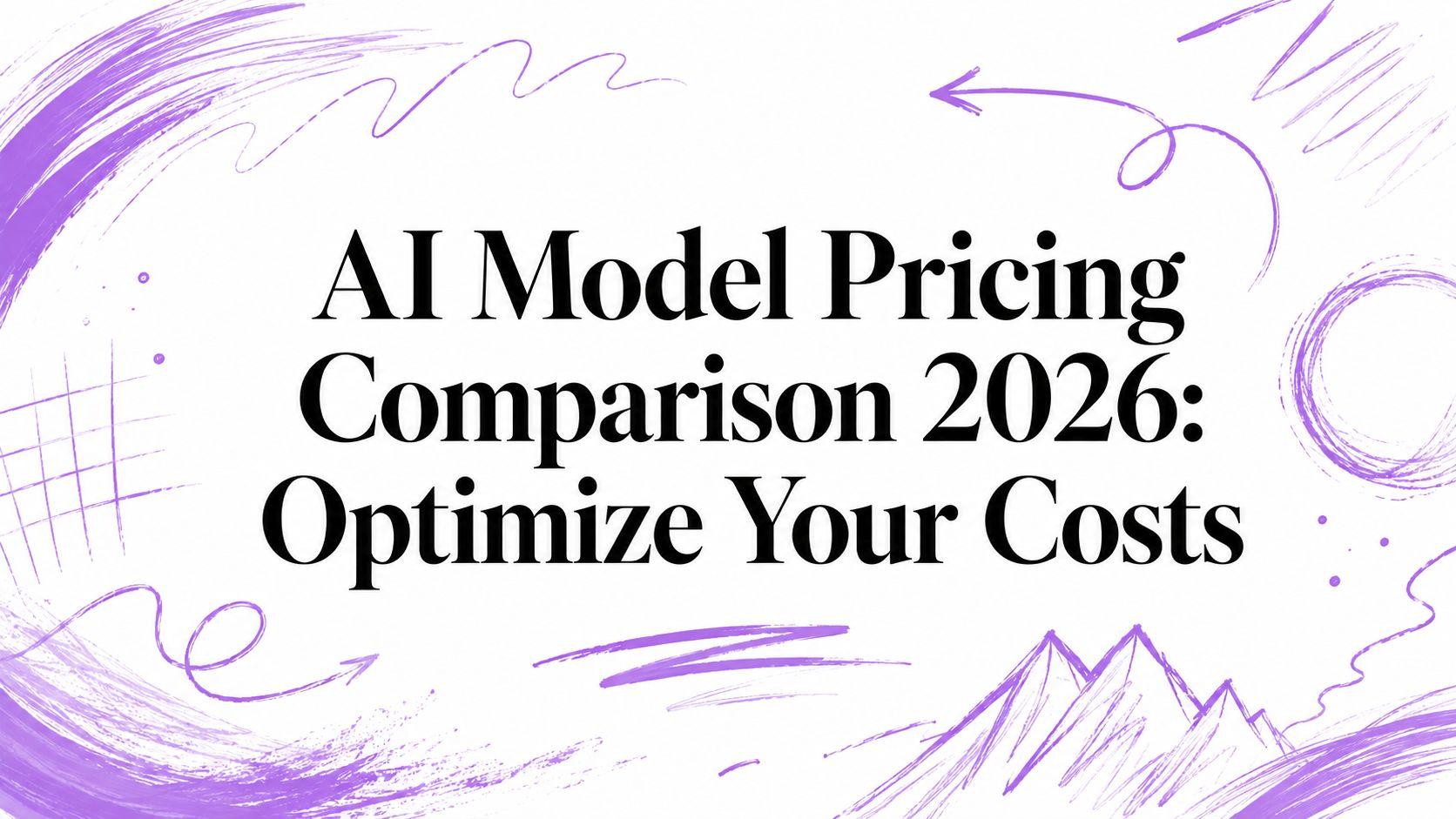 AI Model Pricing Comparison 2026: Optimize Your Costs