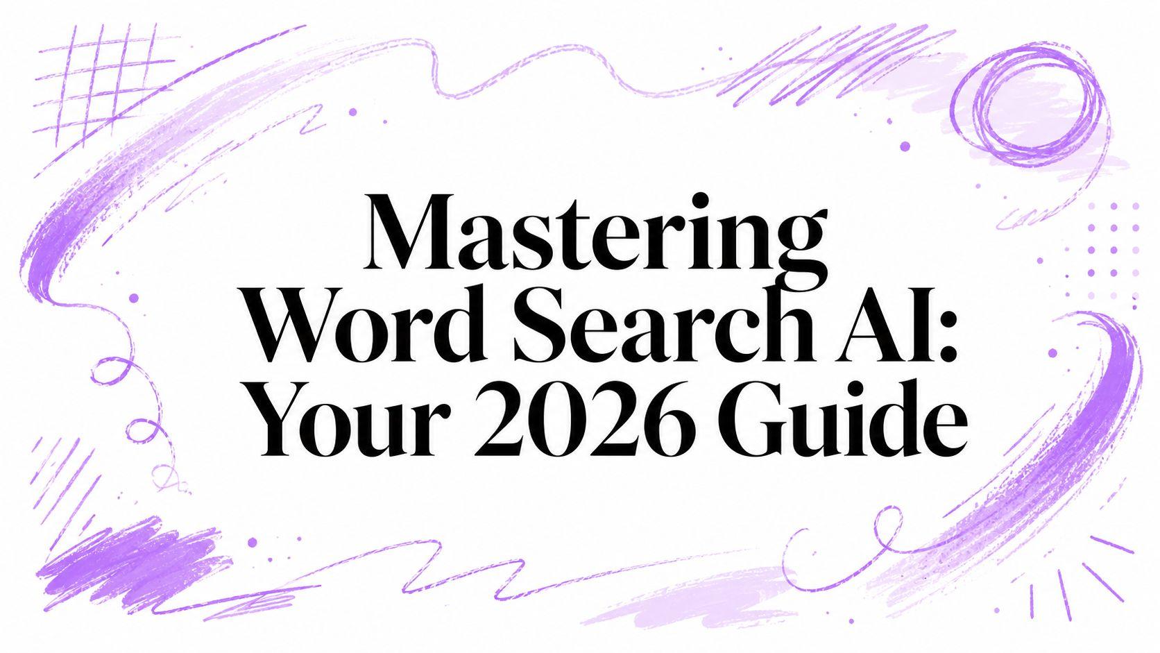Mastering Word Search AI: Your 2026 Guide