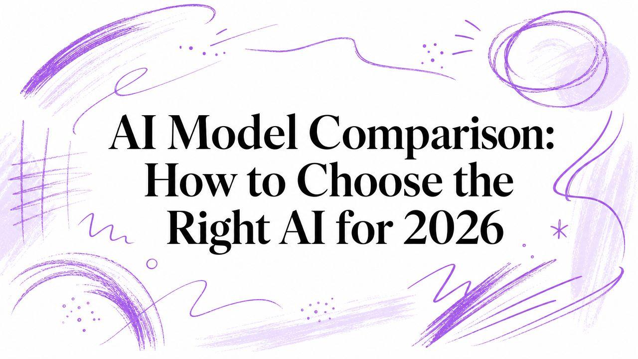 AI Model Comparison: How to Choose the Right AI for 2026